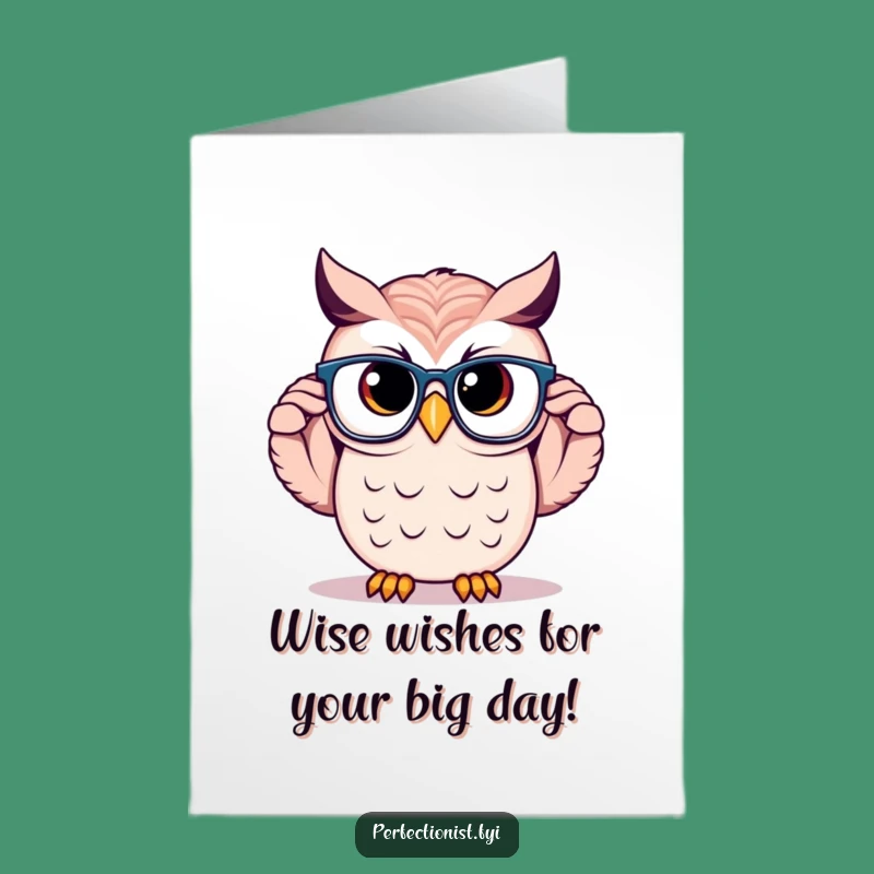 Free Printable Owl Birthday Card - Wise & Funny Greetings Inside!