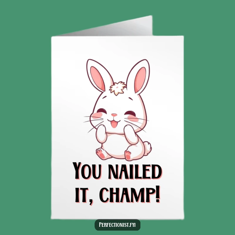 Free Printable Congrats Card: Dapper Rabbit - Printable & Funny Downloadable Gift!