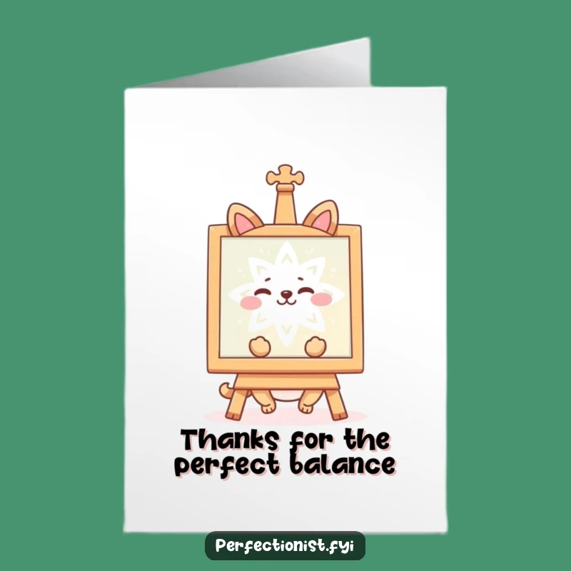 Free Printable Thank You Card: Happy Animal, Symmetry, Funny