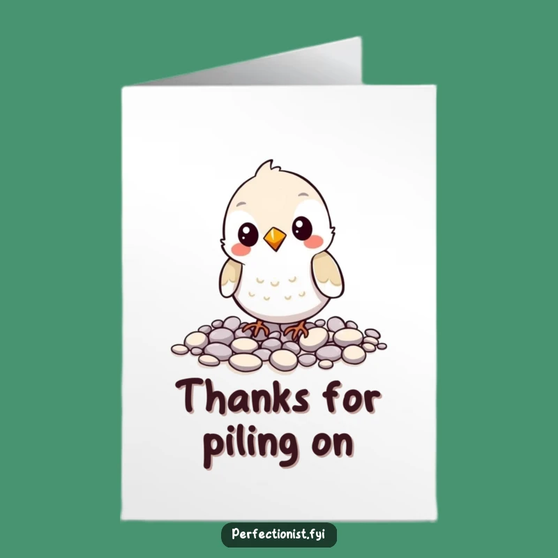 Witty Free Printable Bird Thank You Card: Downloadable DIY Gift for Gratitude