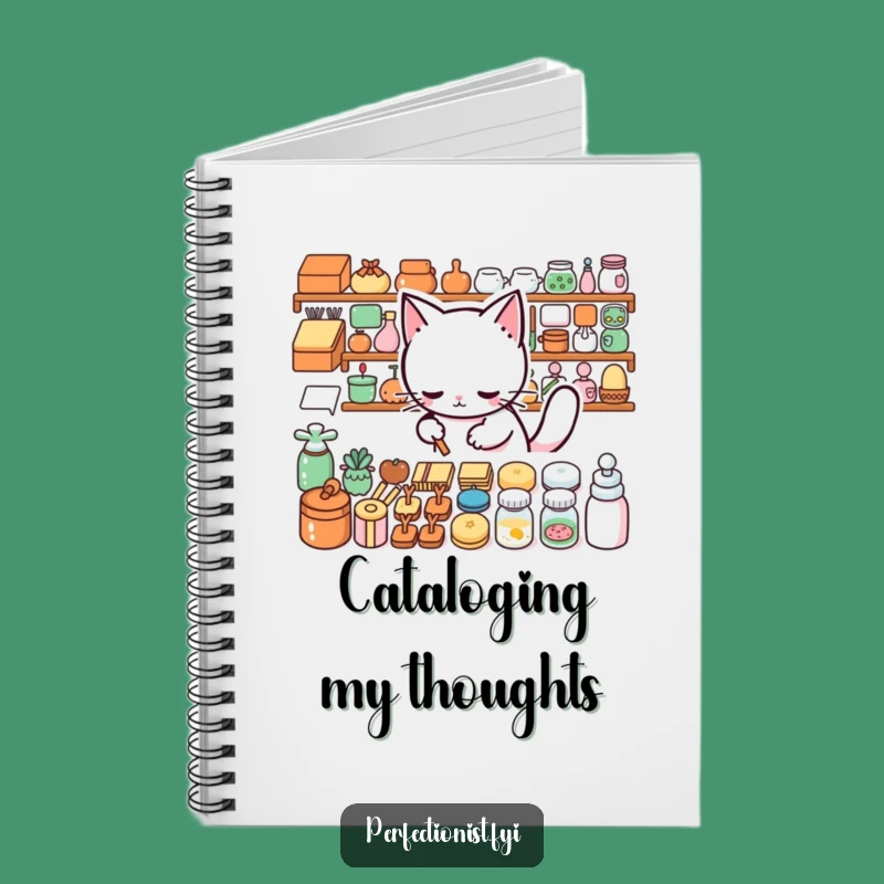 Funny Cat Arranging Notebook: For Your Tidy Thoughts, Perfect Funny Gift