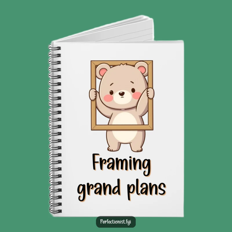 Funny Bear Straightening Notebook: For Your Precise Notes, Perfect Funny Gift