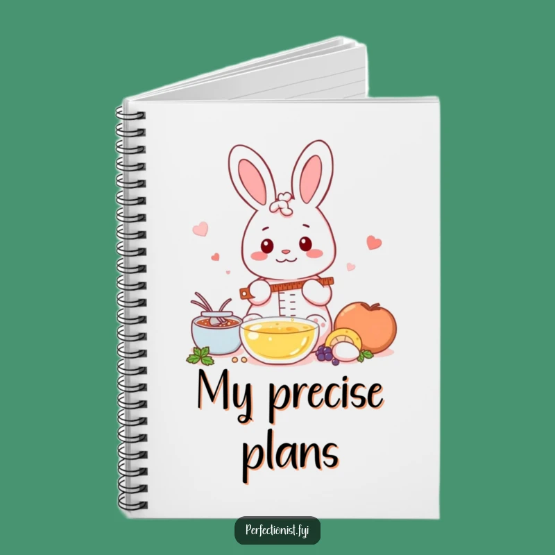 Funny Kawaii Rabbit Notebook: Accurate Baker Rabbit, Great Funny Gift