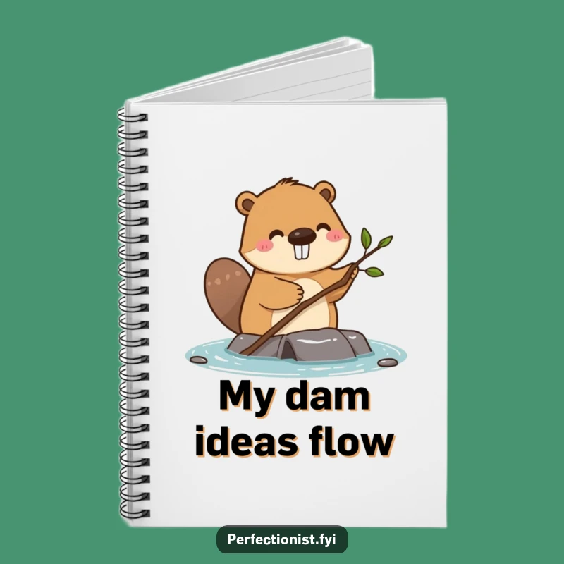 Funny Beaver Dam Notebook: Dedicated Twig Straightener Journal, Perfect Funny Gift!