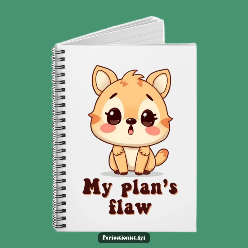 Funny Surprised Animal Notebook - Jot Down Imperfections with Humor!