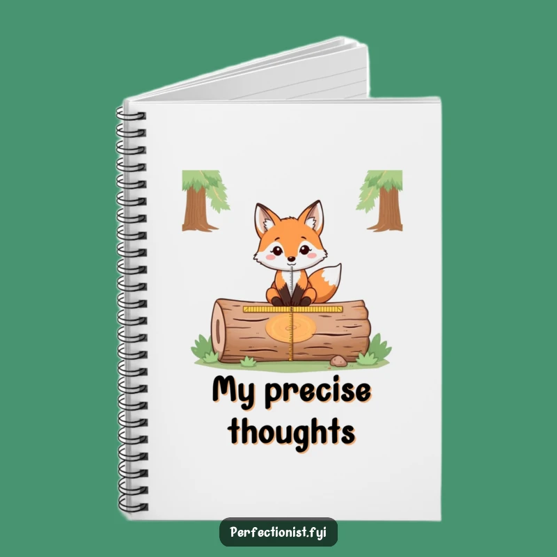 Funny Fox Measuring Notebook: Plan with Precision like the Surveyor - A Smart Funny Gift