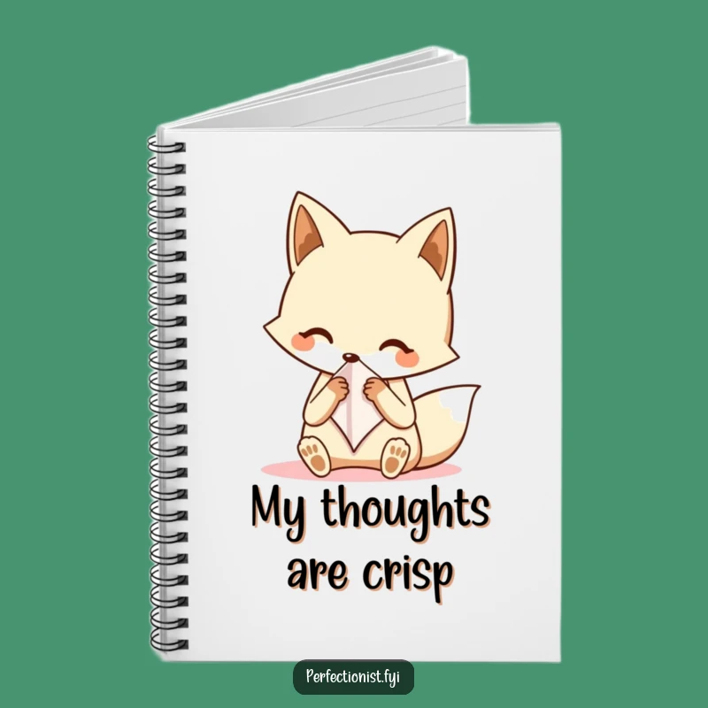 Funny Fox Notebook - Jot Down Notes with Dapper Neatness!