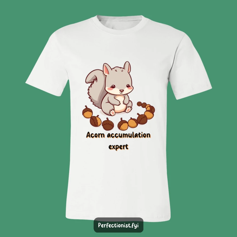 Funny Squirrel Hoarder T-Shirt: The Perfect Gift for Collectors