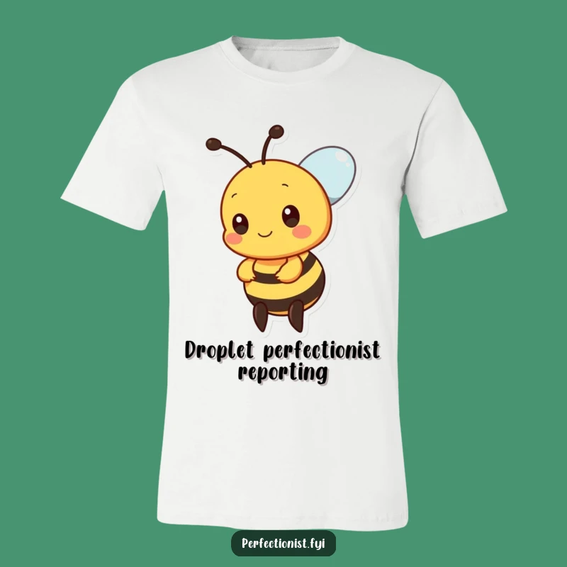 Funny Precise Bee T-Shirt, Nectar Alignment Graphic Tee, Humorous Gift for Detail Lovers