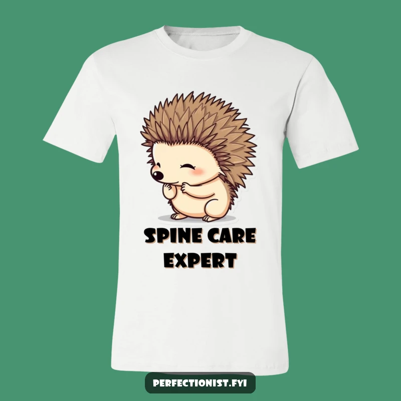 Funny Hedgehog T-Shirt: Hilarious Grooming Design for Neat Apparel Lovers