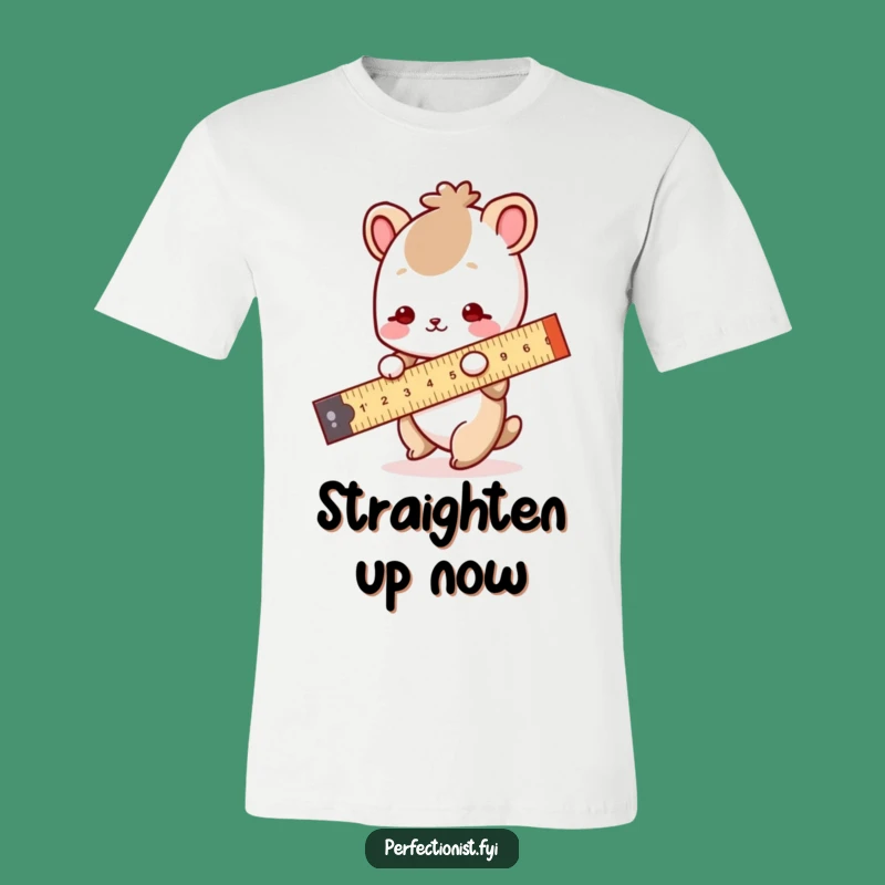 Funny Measuring T-Shirt: Animal's Precision - A Hilarious Gift for the Detail-Oriented!