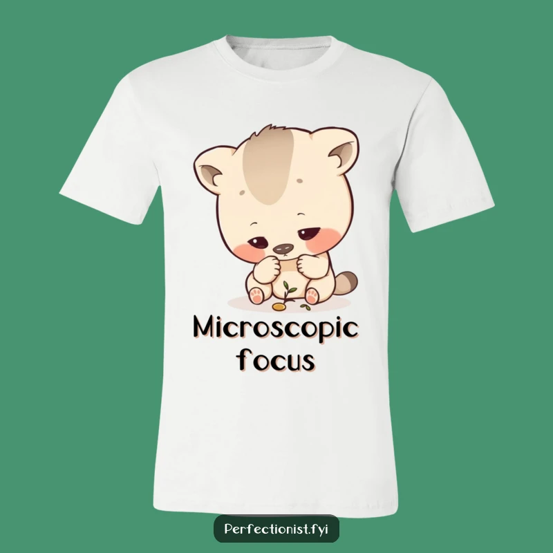Funny Detail Inspector T-Shirt: Exacting Animal's Focus, Cool Funny Gift