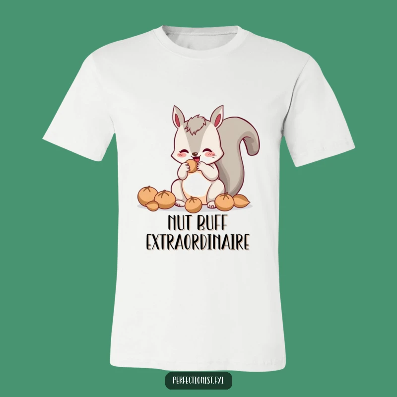 Funny Polishing Squirrel T-Shirt: Wear Your Humorous Nut Obsession!