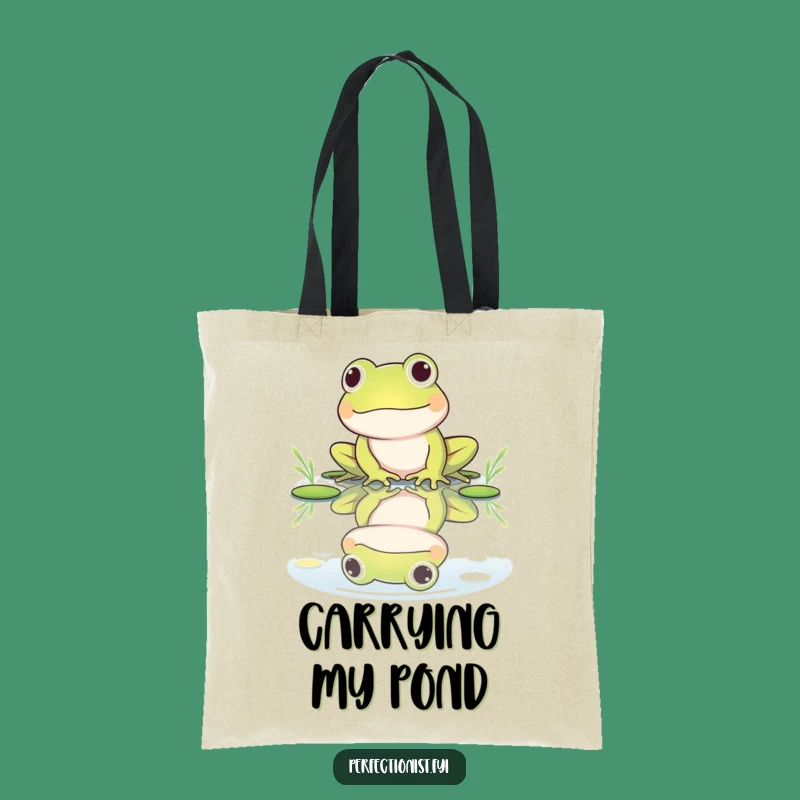 Funny Frog Polished Tote - Stylish & Quirky Gift Bag