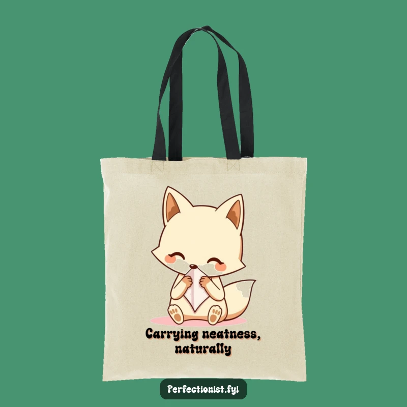 Funny Fox Tote Bag - Carry Your Essentials with Dapper Style!