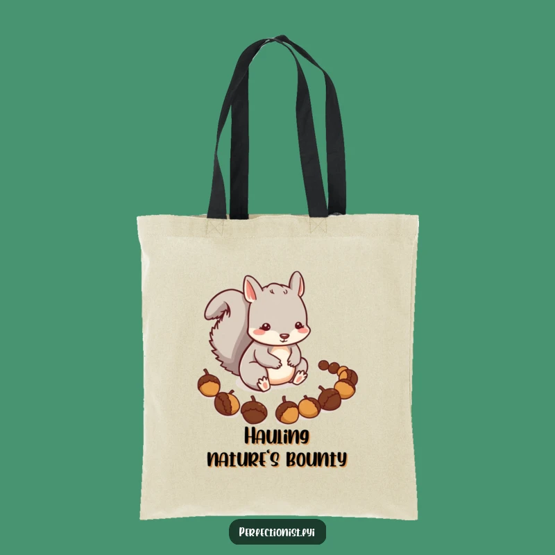 Funny Squirrel Tote Bag: The Perfect Gift for Prepared Shoppers