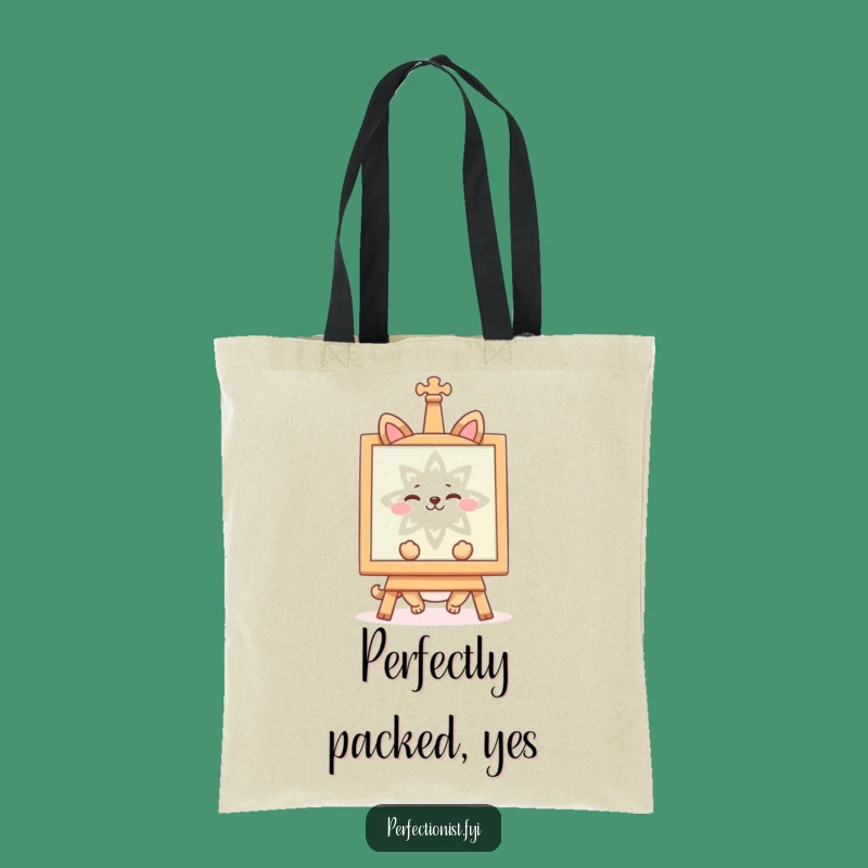 Funny Happy Animal Tote Bag - Carry Appreciation for Symmetry!